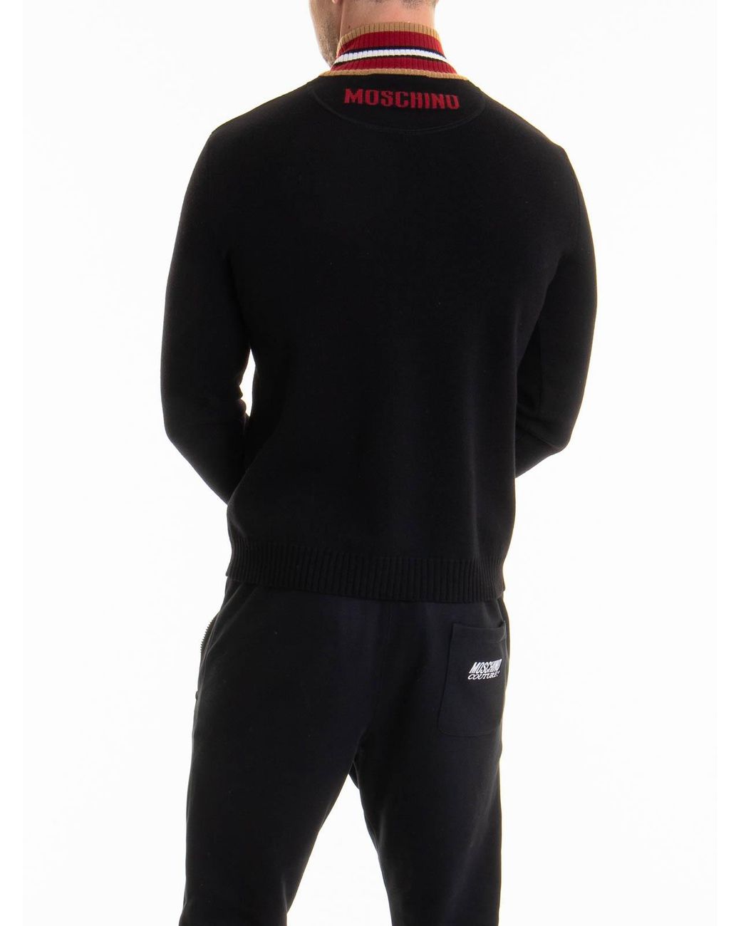 Moschino Black Sweater for men