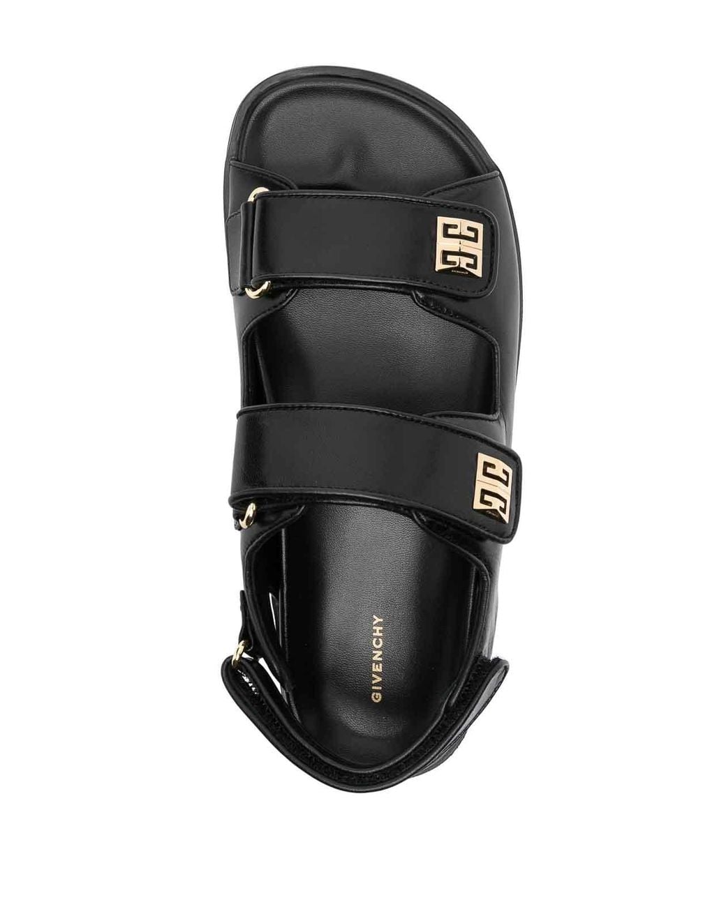 Givenchy Black Sandals With 4G Motif