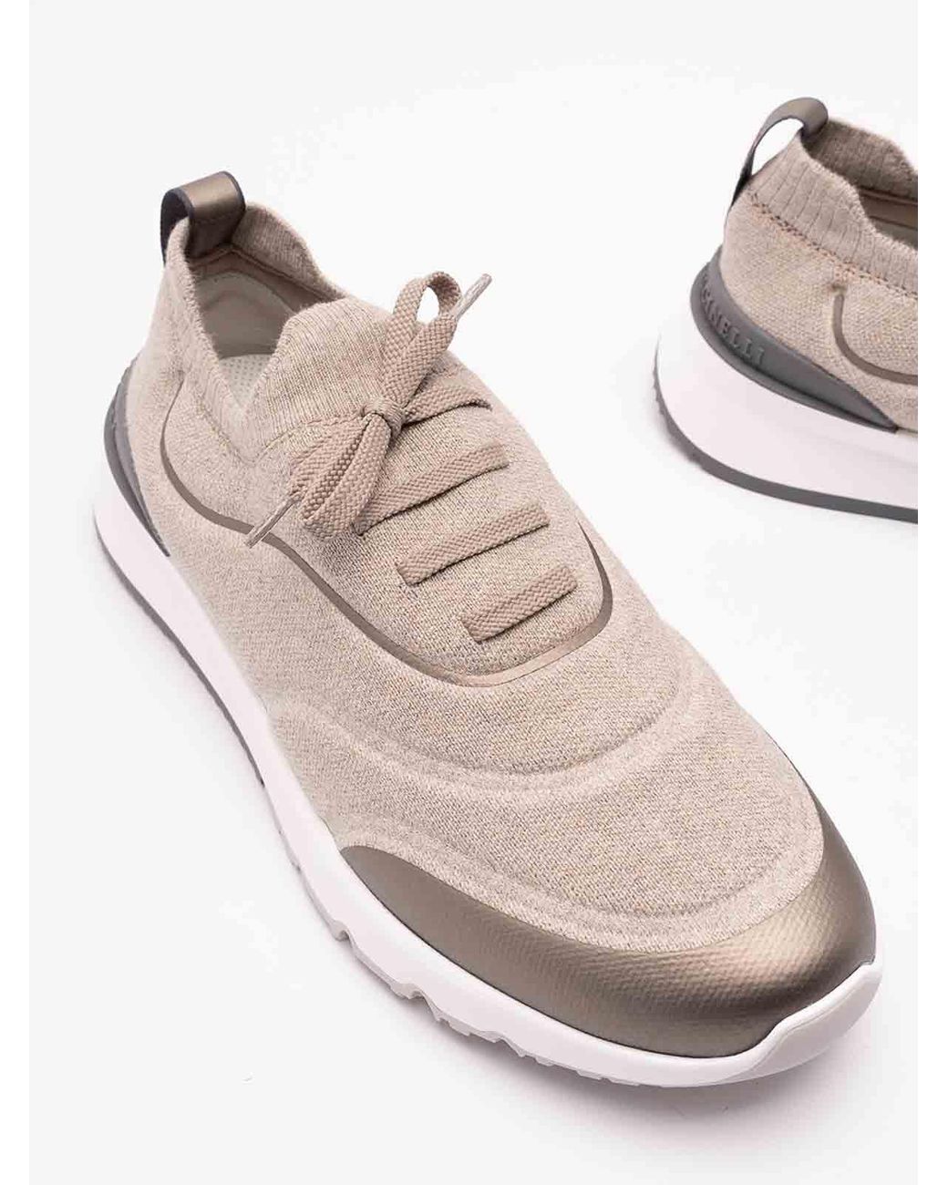 Brunello Cucinelli Pink Sneakers for men