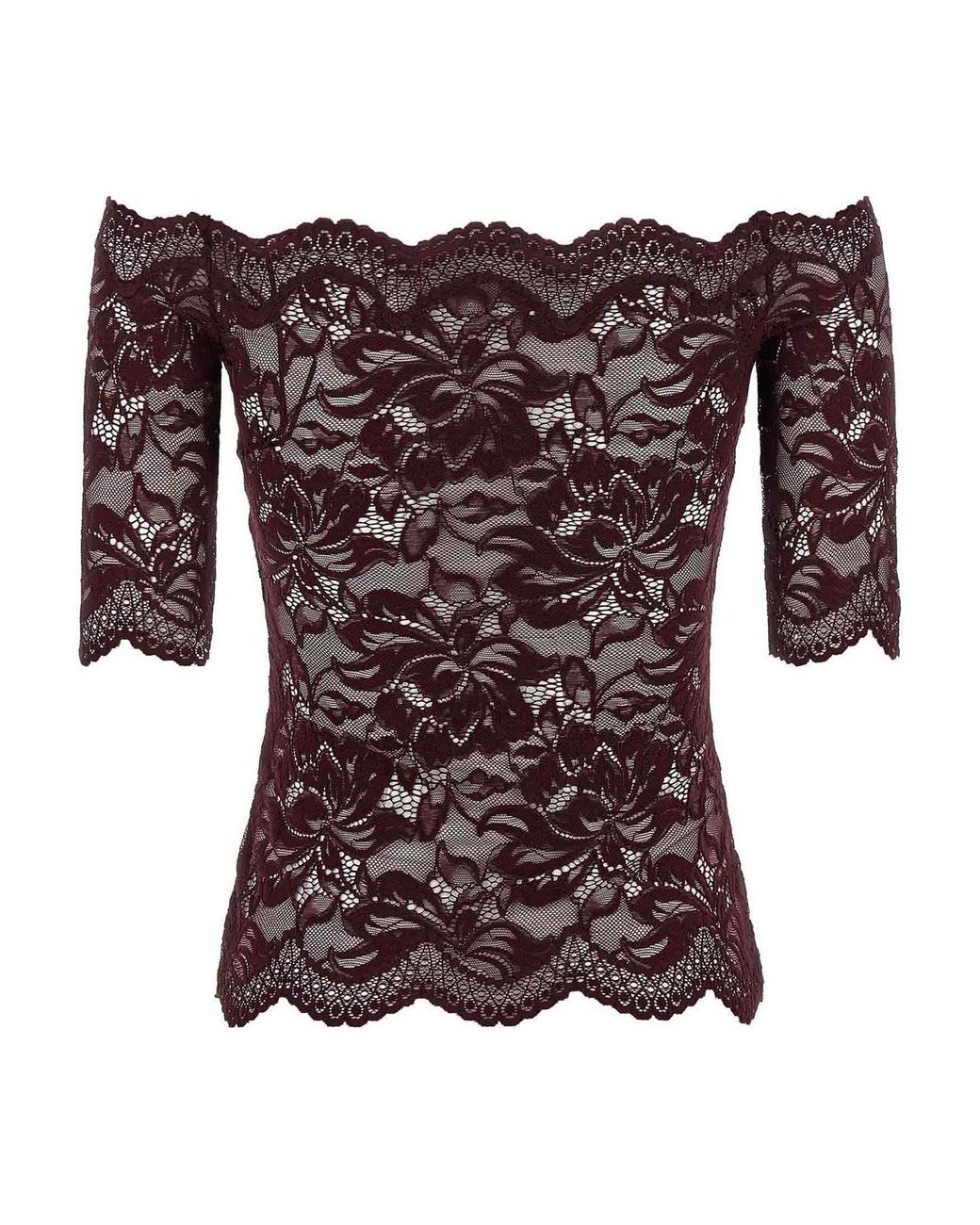 Rabanne Red Lace Top