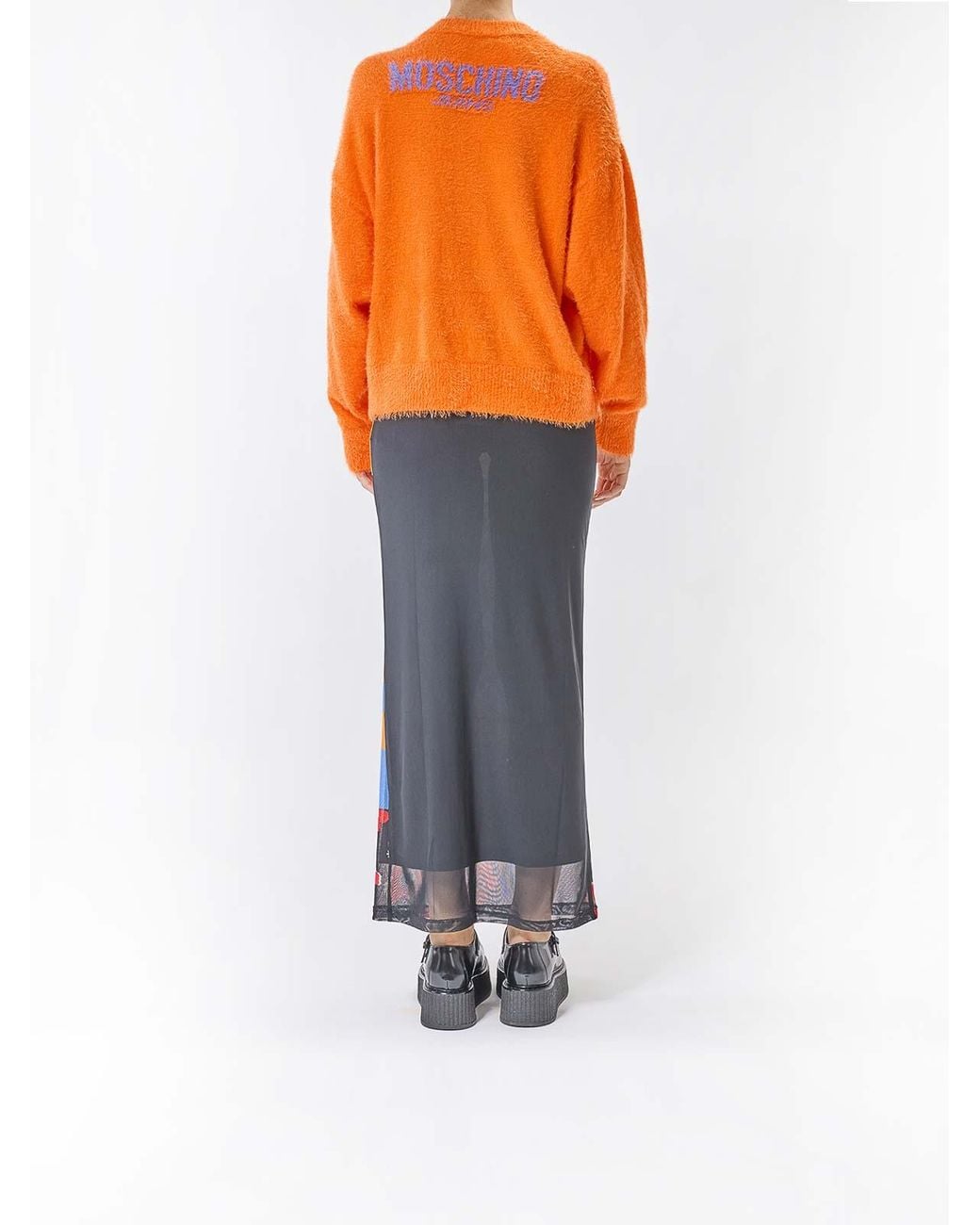 Moschino Orange Pullover