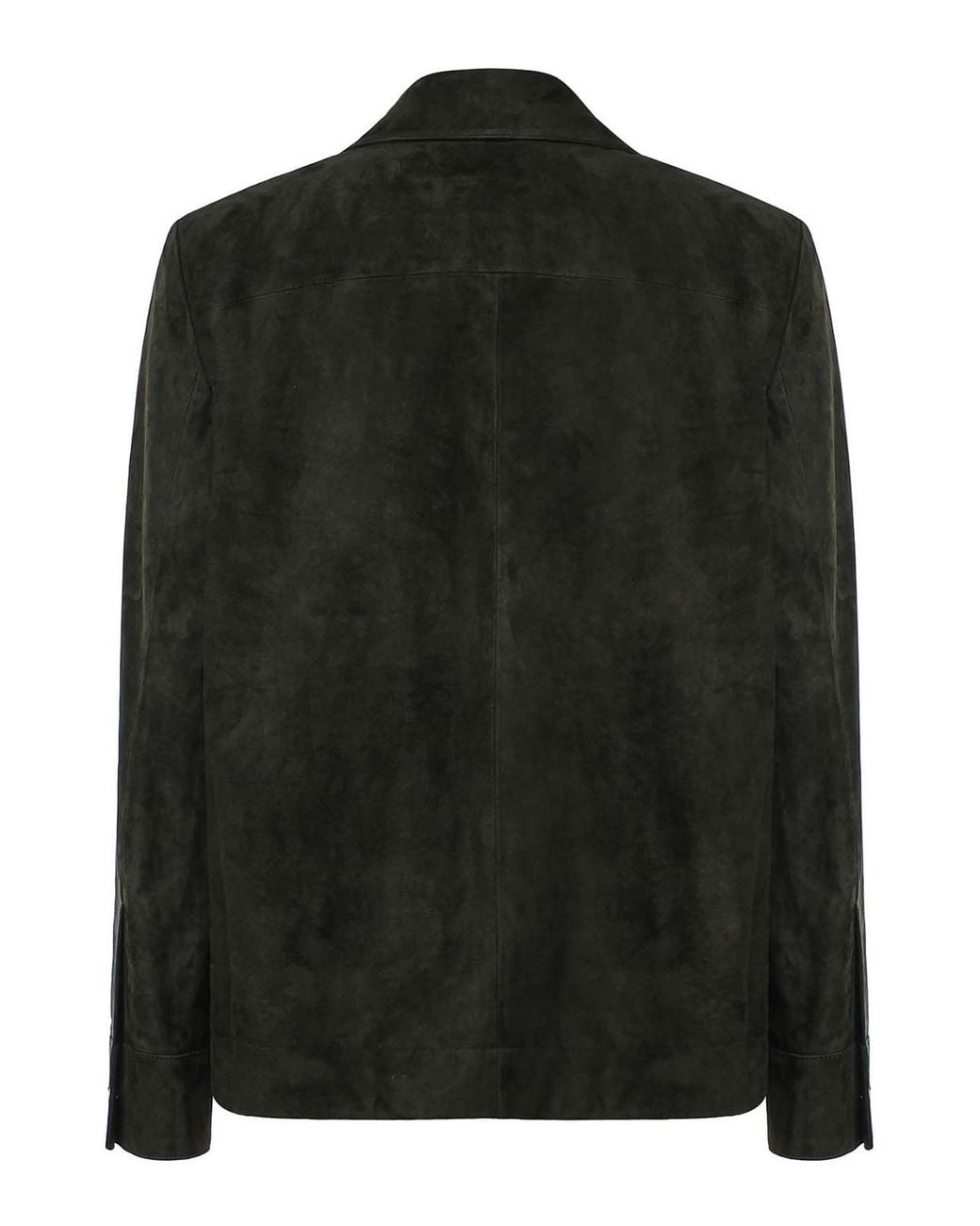 Max Mara Black Suede Blouson Jacket
