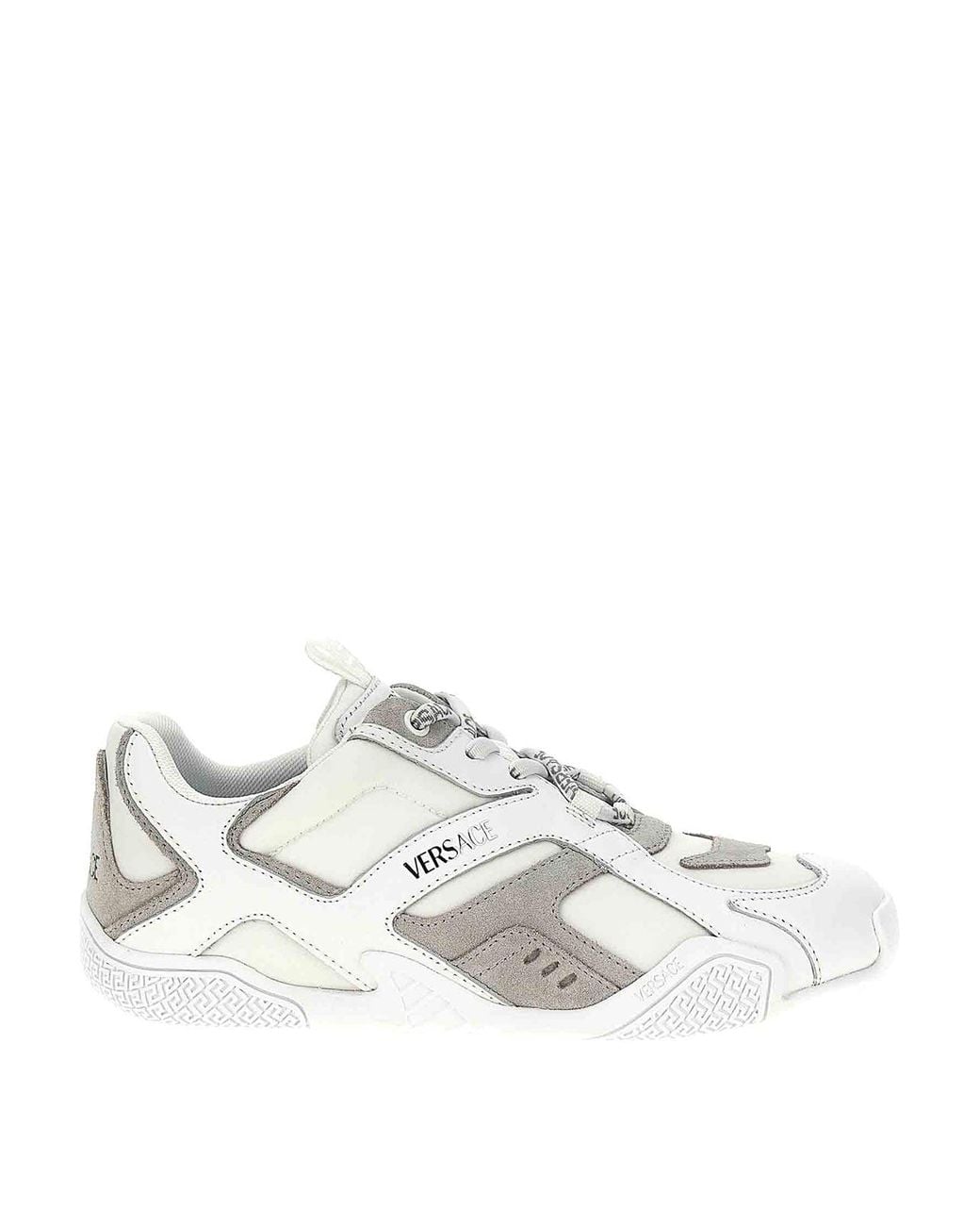 Baskets Galaxia En Cuir Versace en coloris White