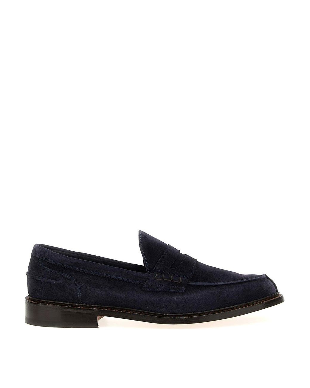 Tricker's Blue Adam Loafers for men