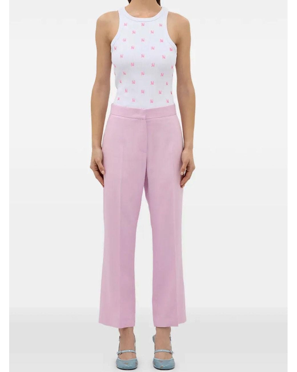 MSGM Pink Casual Hose