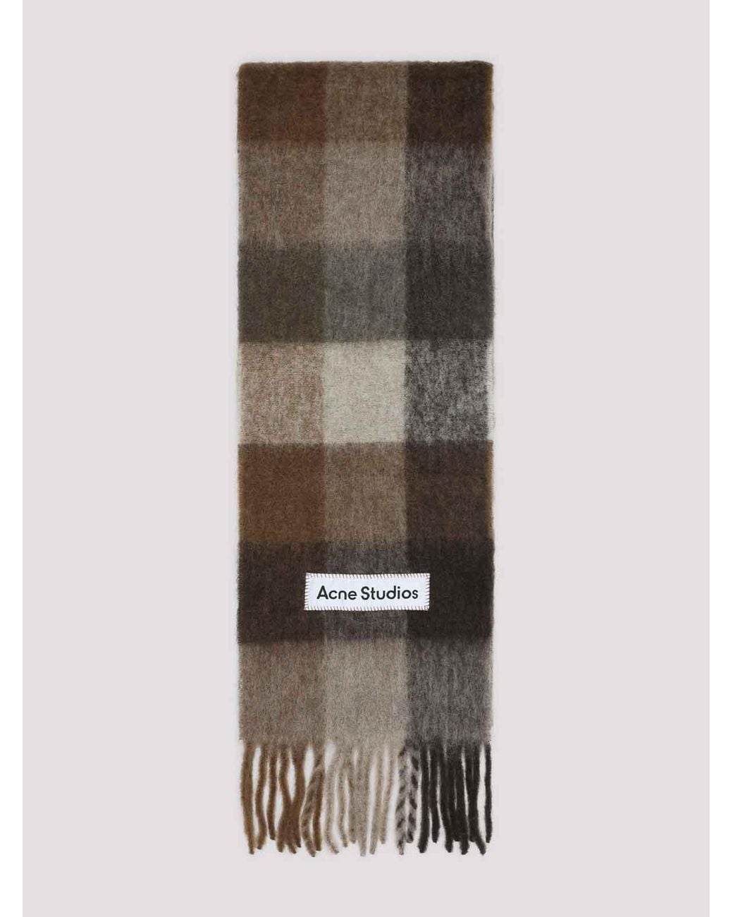 Acne Brown Alpaca Scarf