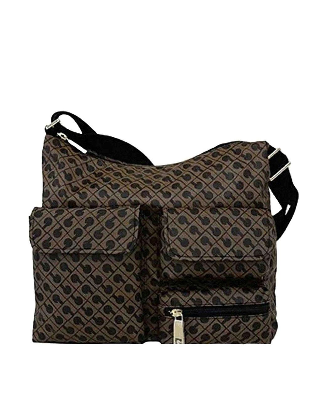 Gherardini Black Medium Pocket Satchel