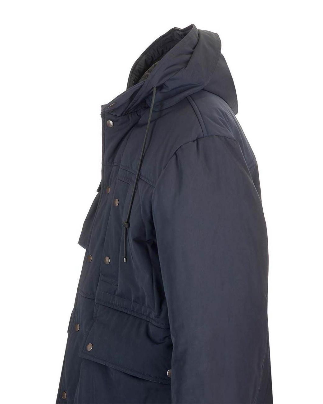 Dries Van Noten Blue Roos Parka Coat for men