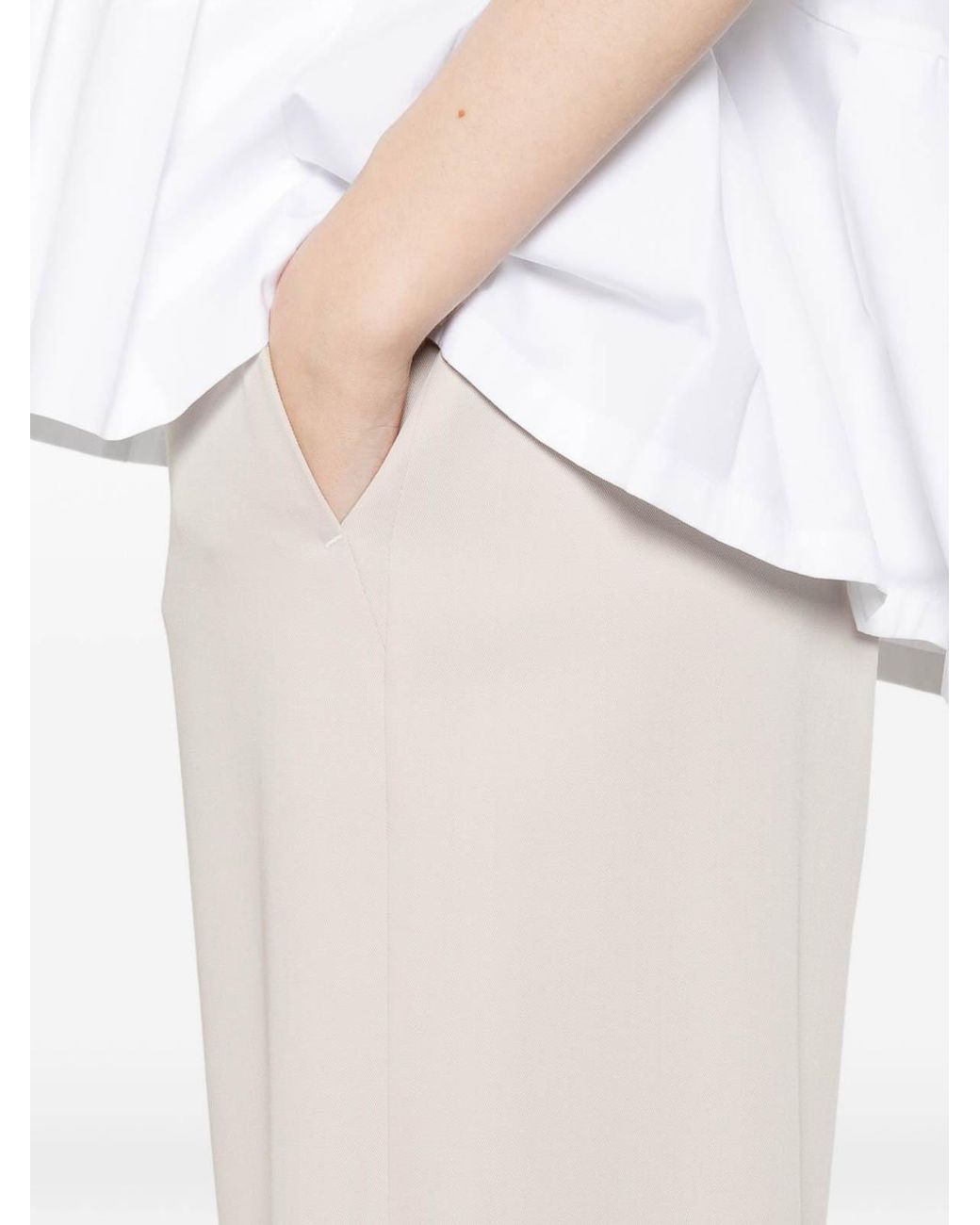 Max Mara White Smmargenta Jogging Trousers