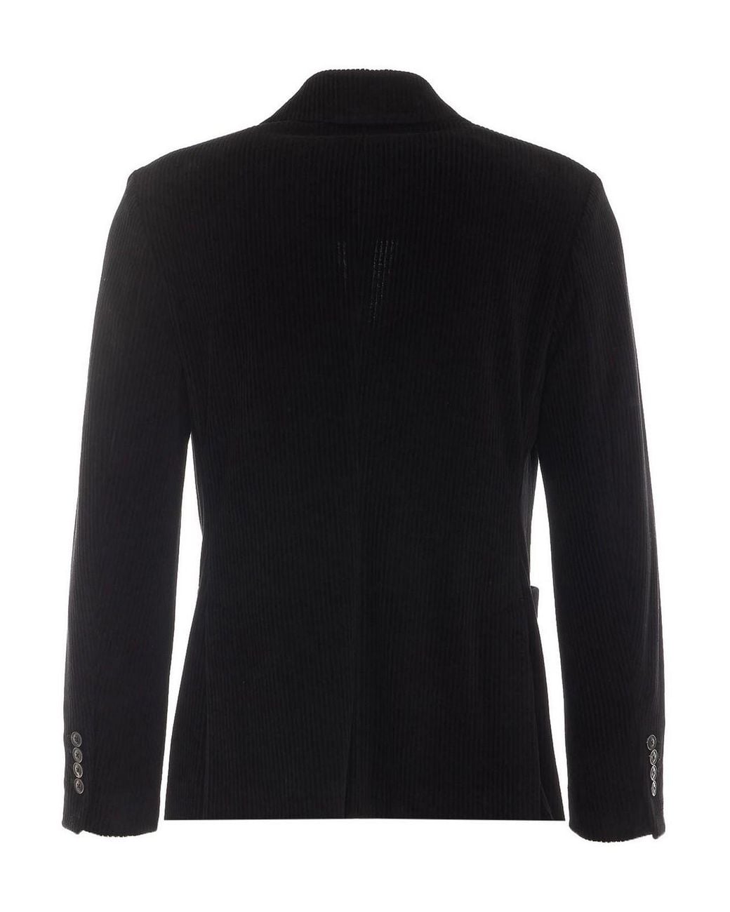 Circolo 1901 Black Velvet Double Breasted Jacket for men