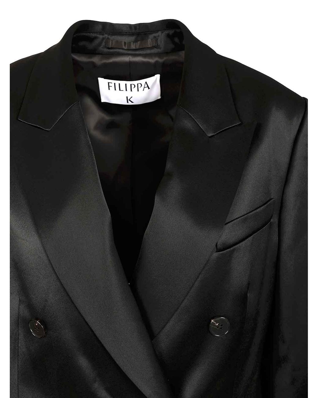 Filippa K Black Double-Breasted Blazer Jackets