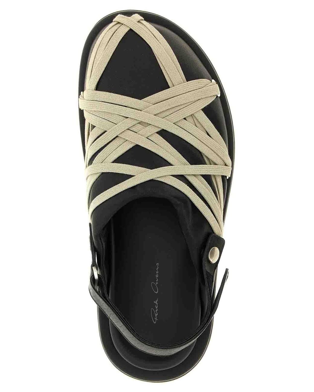 Rick Owens Black Sabots for men