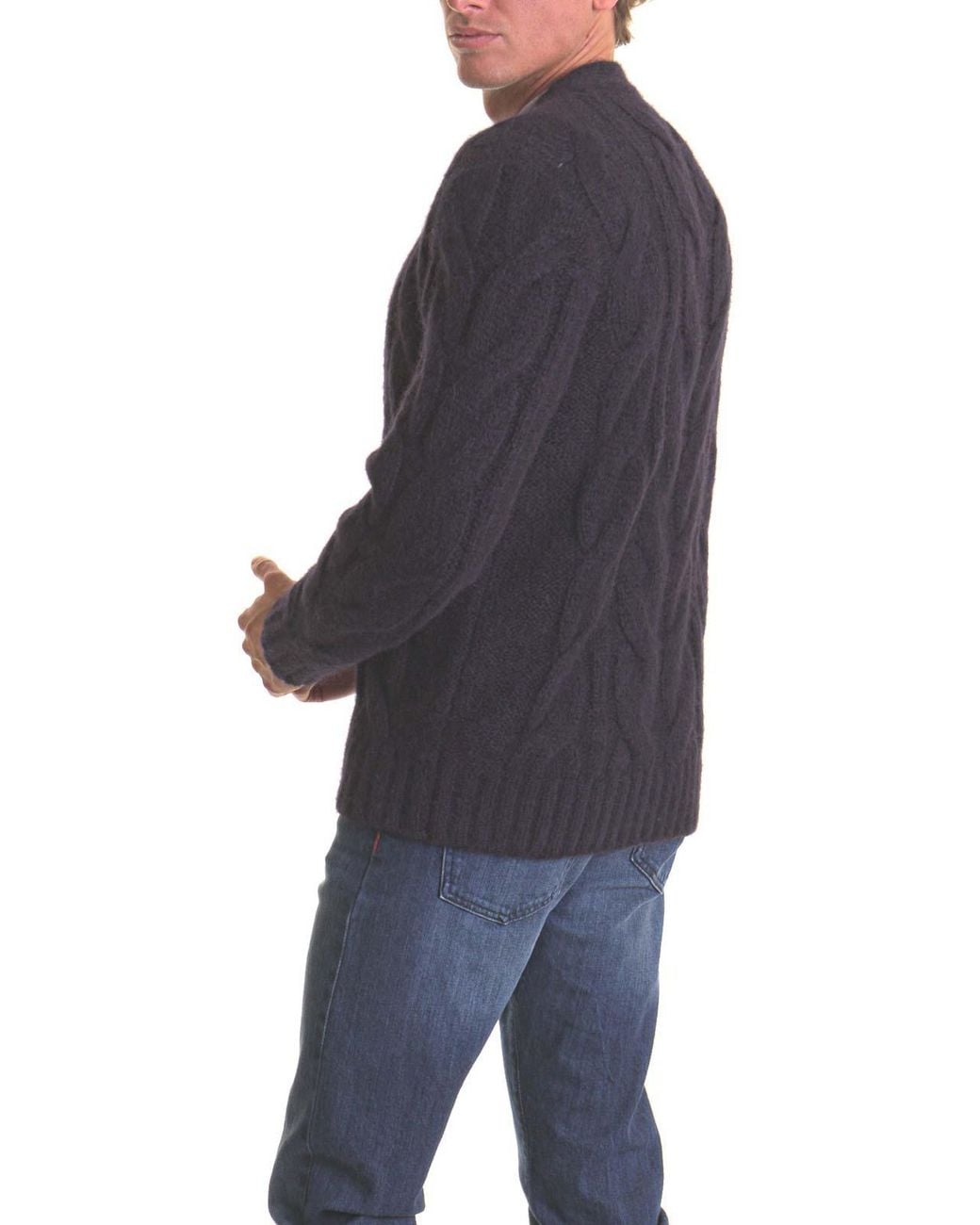 Pull Col Rond Kiton pour homme en coloris Blue