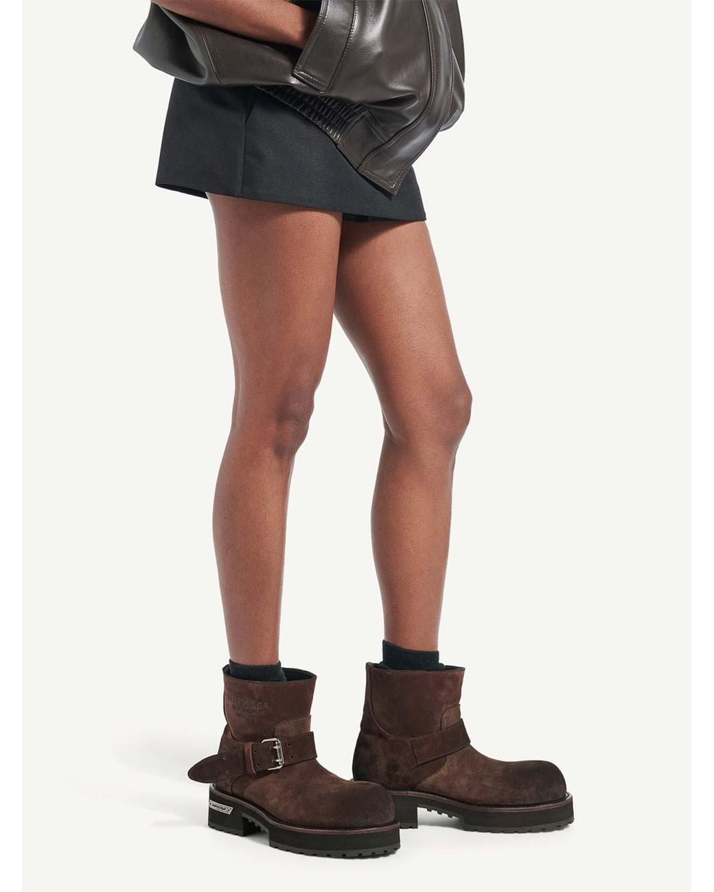 Balenciaga Brown Venom Mini Bootie