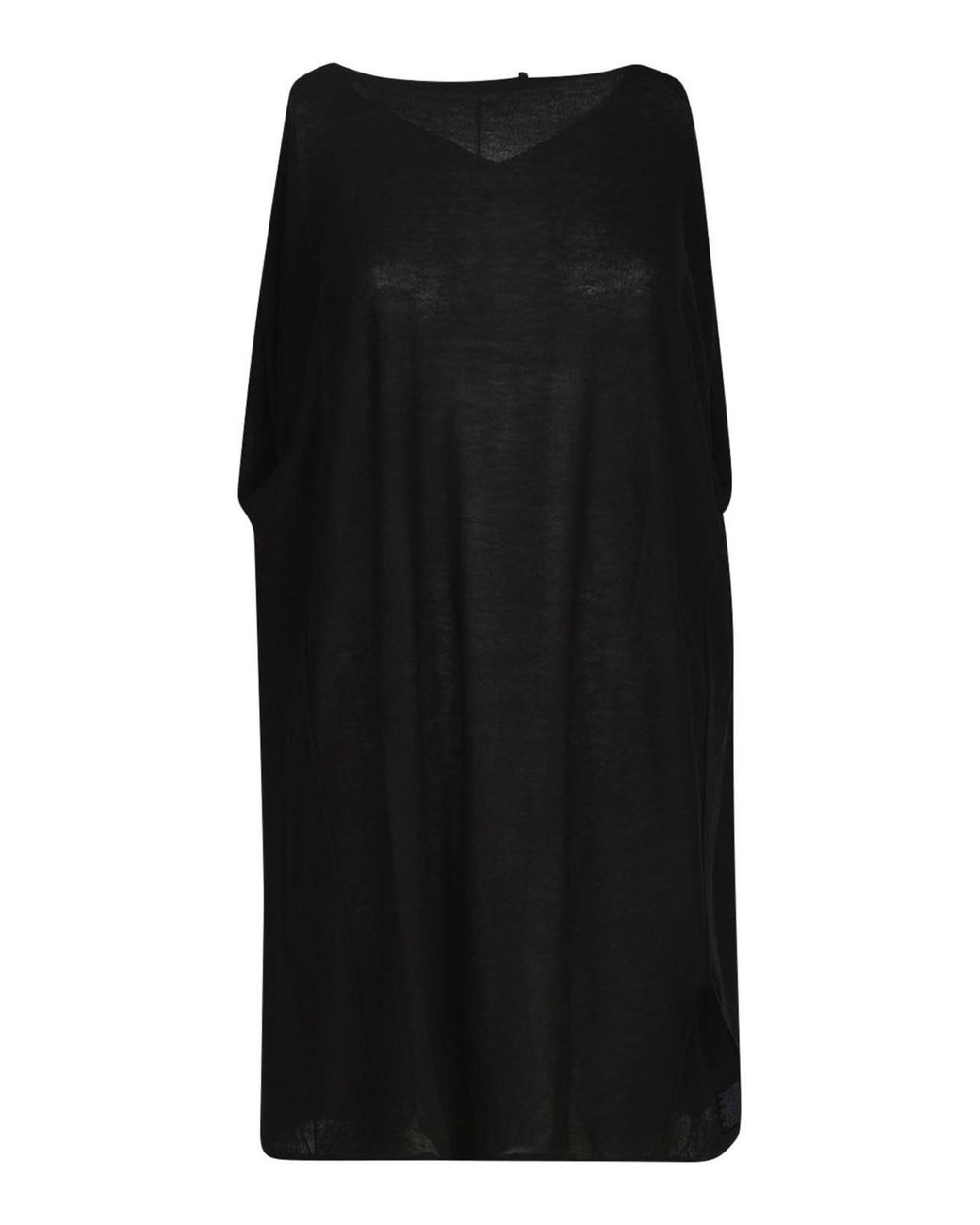 Ann Demeulemeester Black Soft-Cut Lightweight Knit