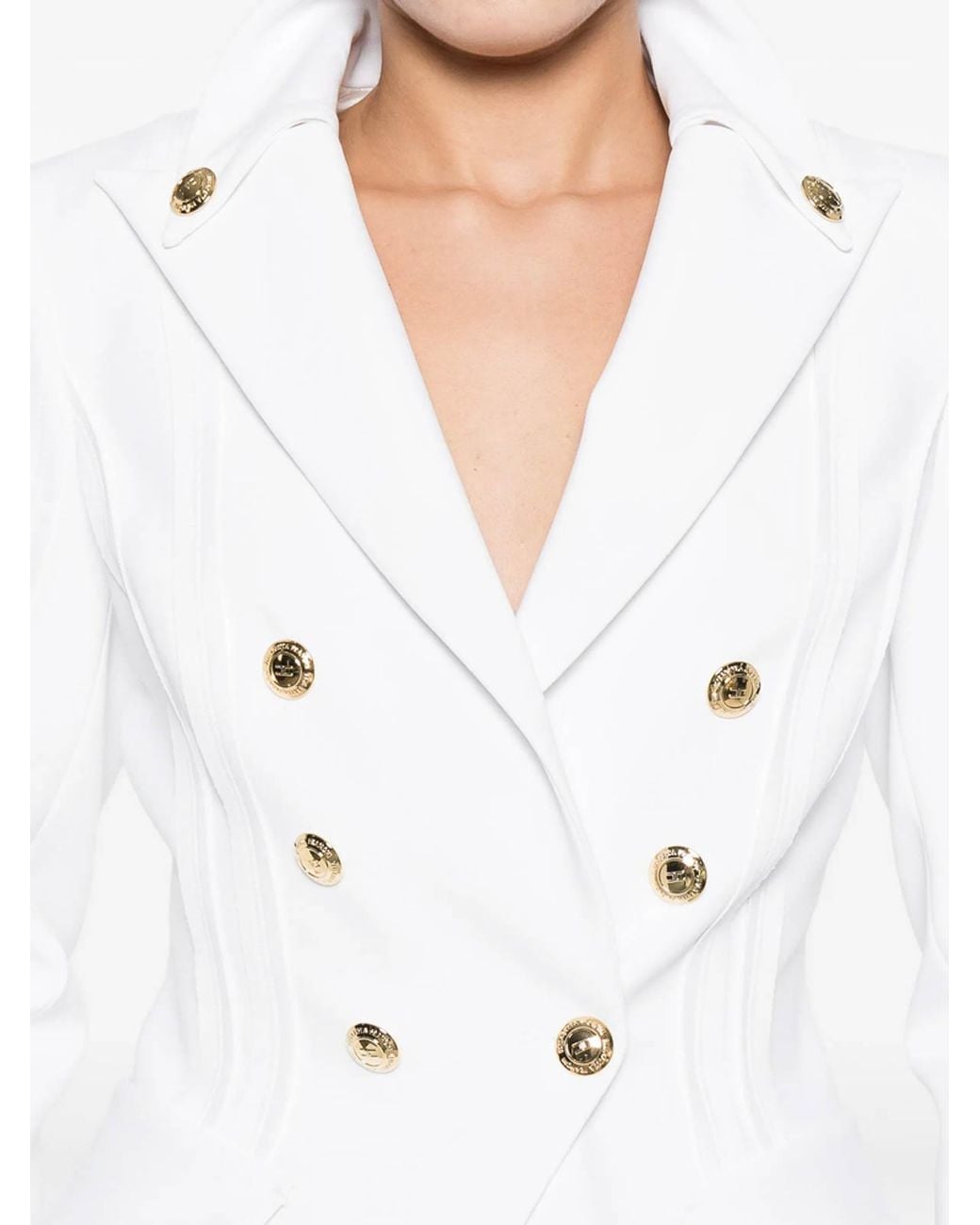 Elisabetta Franchi White Jacket