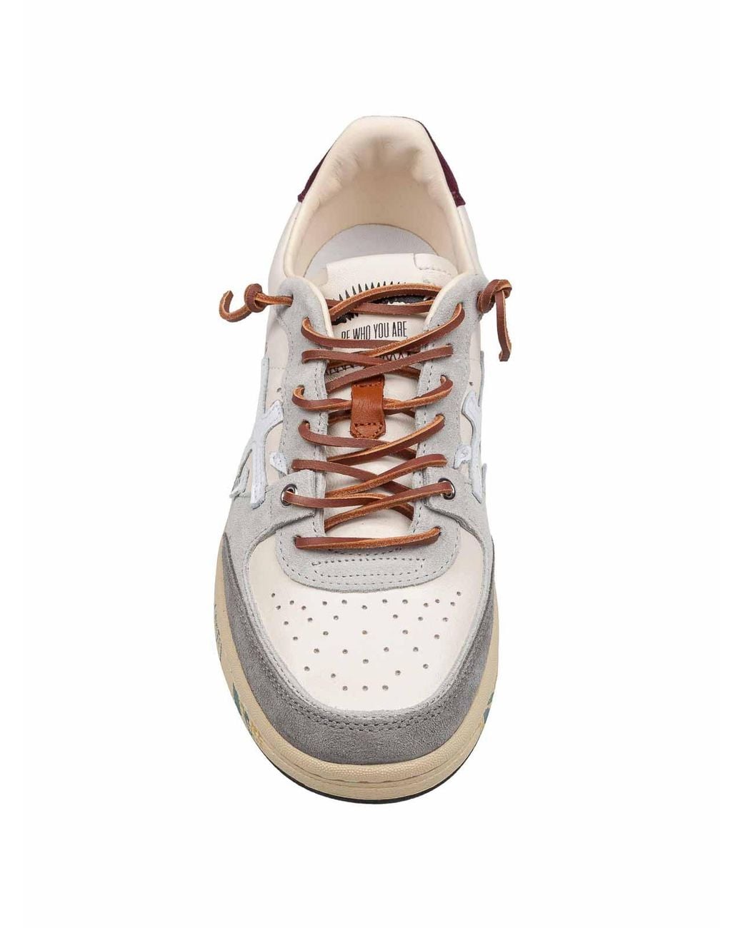 Premiata White Clay Sneakers for men