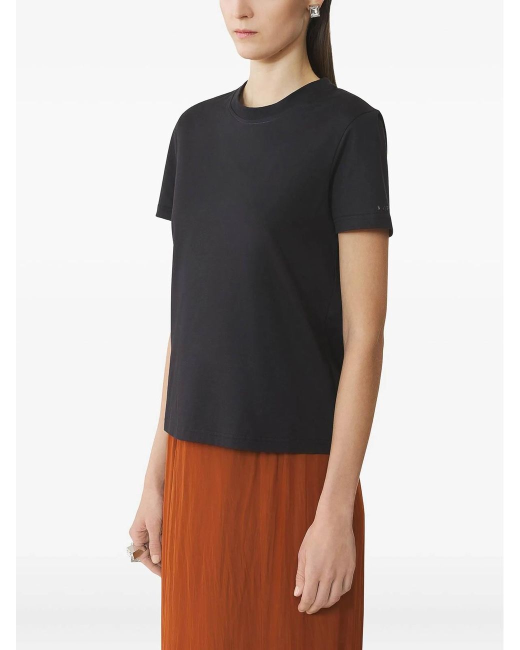 Lanvin Black Knot Detail T-Shirt