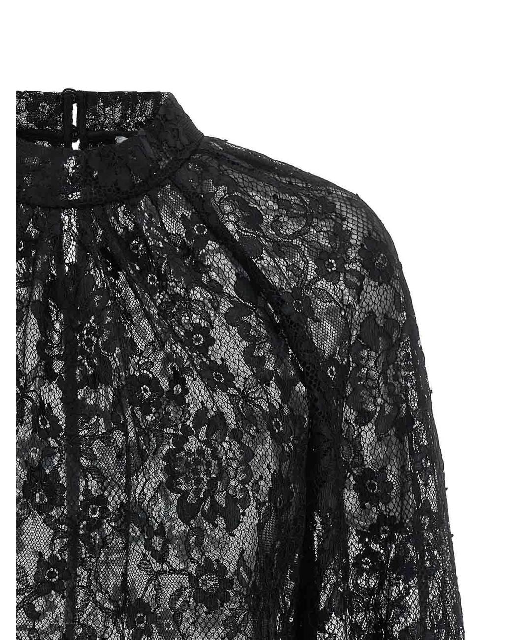 Self-Portrait Black Self Portrait Lace' Blouse