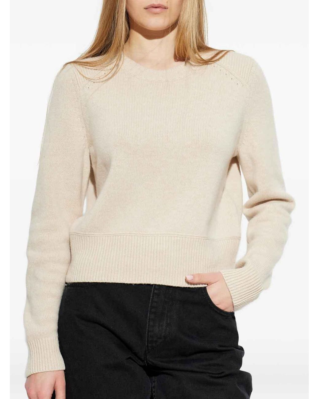 Isabel Marant White Cornelia Pullover