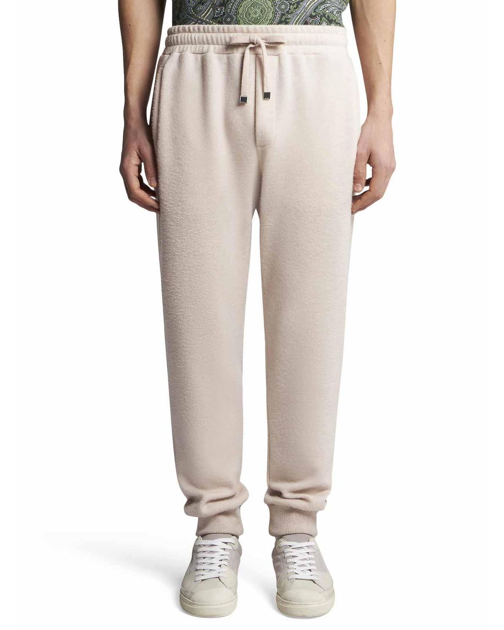 Etro Natural Wool Blend Jogging Trousers for men