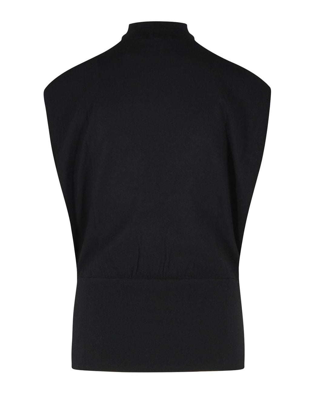Jonathan Simkhai Black Juli Viscose Blend Top