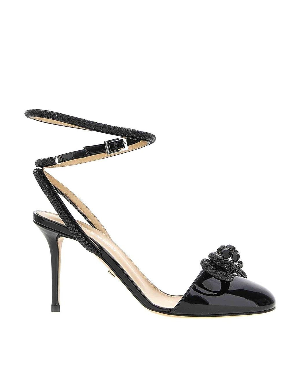 Mach & Mach Black Double Bow Pumps