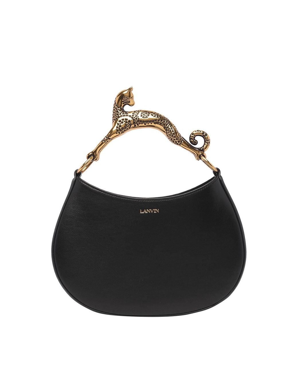 Lanvin Black Cat Hobo Bag