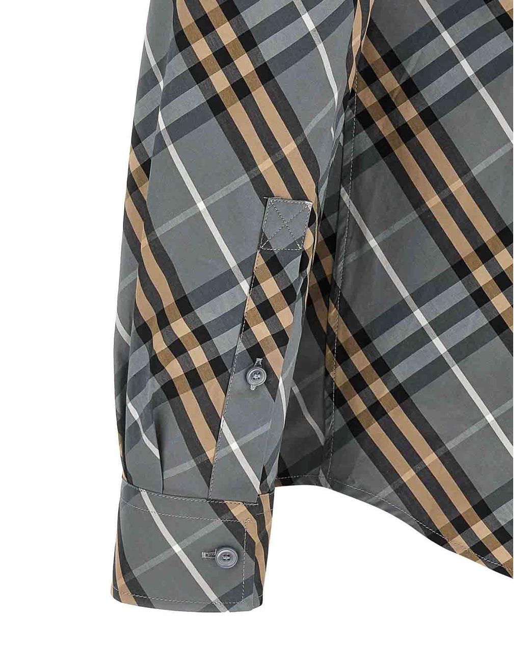 Burberry Gray Robert Shirt for men