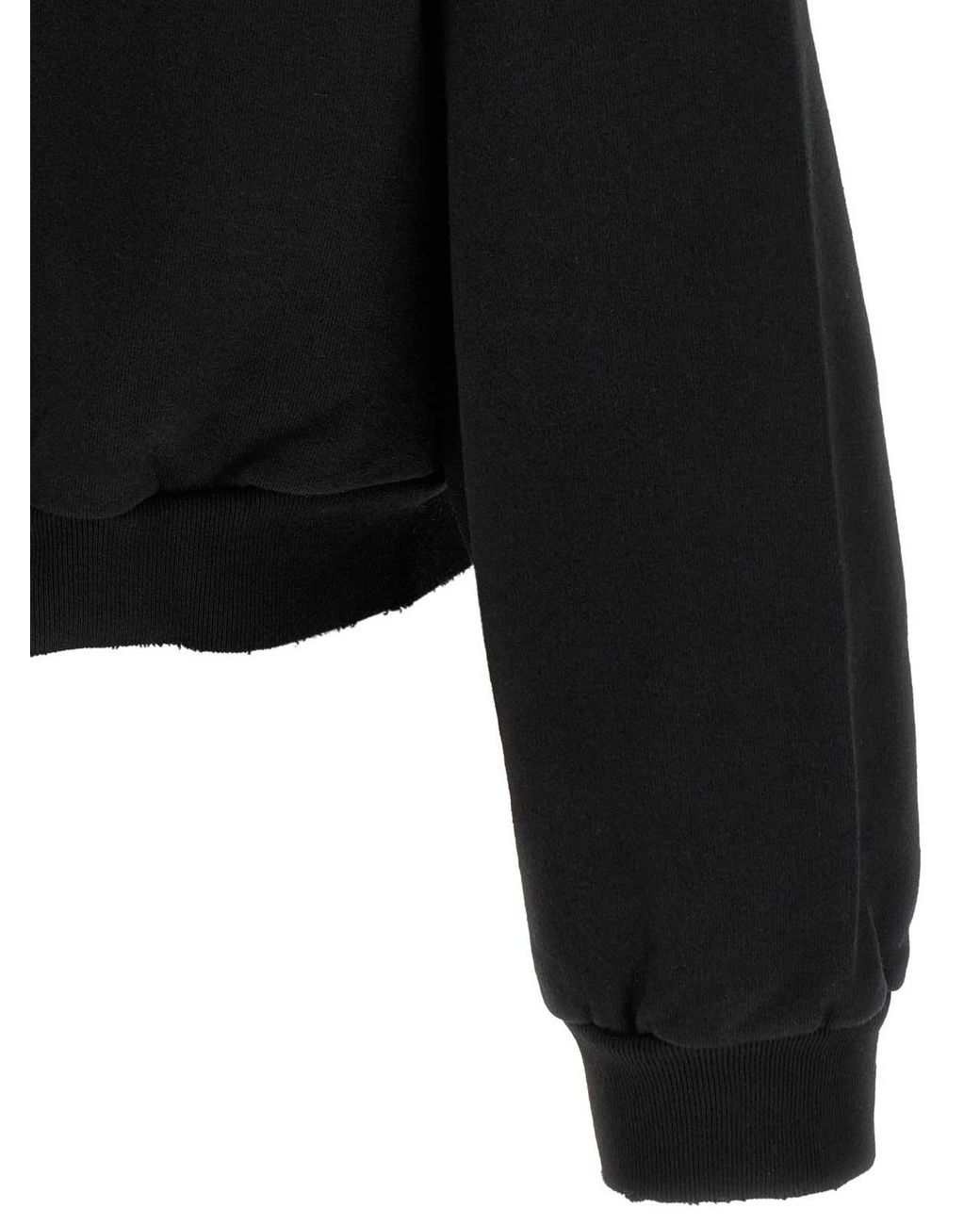 Balenciaga Black Tape Cotton Hoodie for men