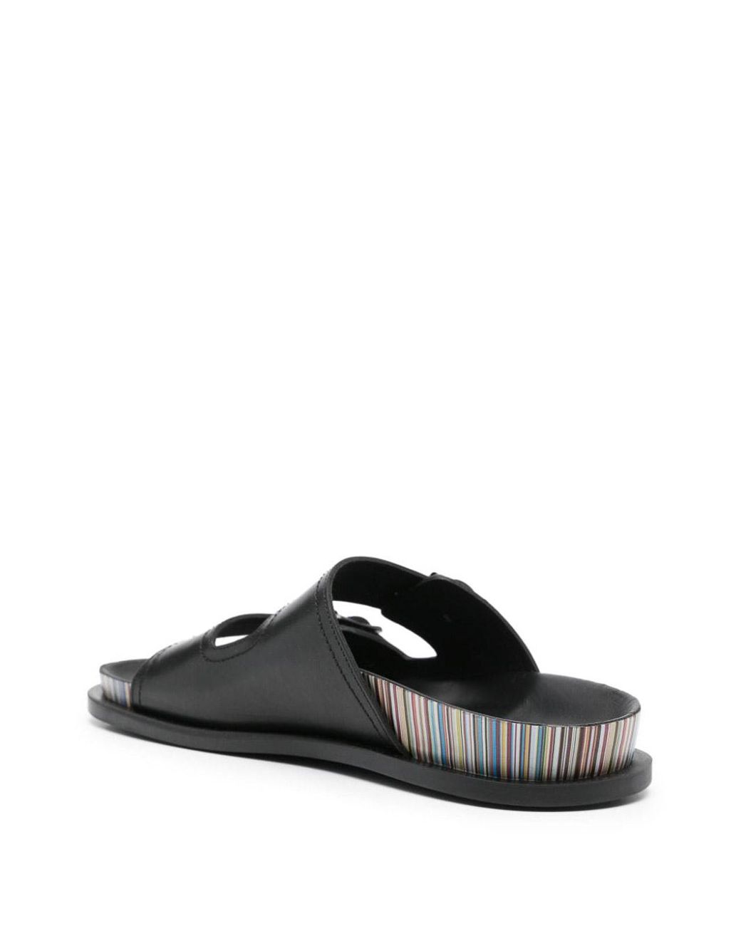 Paul Smith Black Leather Sandals for men