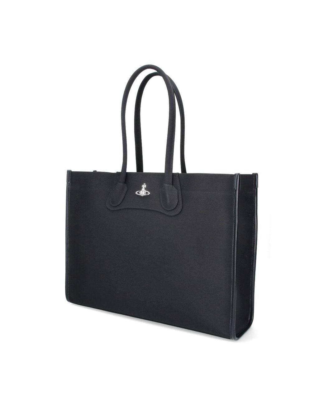Vivienne Westwood Black Troy Tote Bag