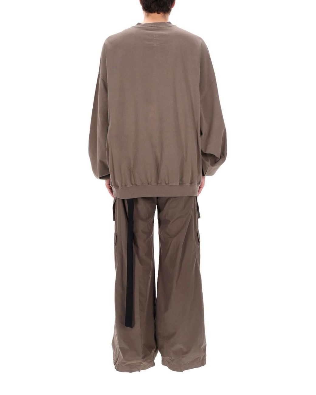 Rick Owens Brown Cotton Sweatshirt for men