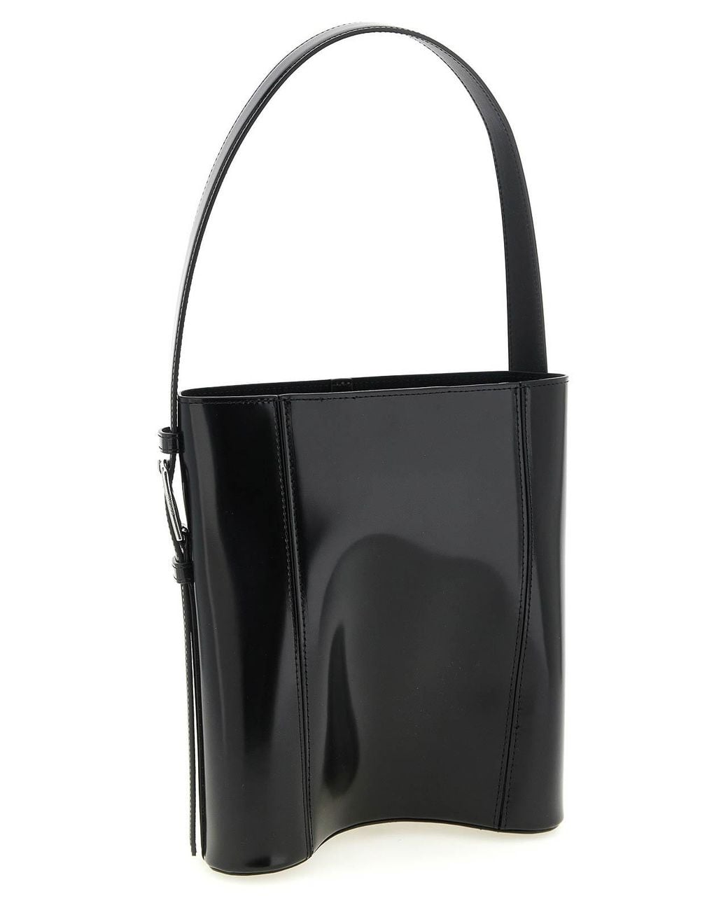 Coperni Black Ergonomic Bucket Bag