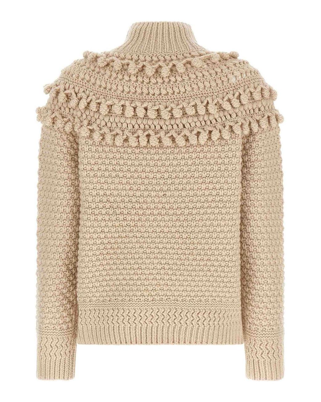 Suéter Cuello Redondo Zimmermann de color Natural