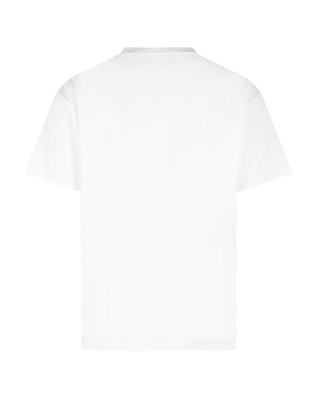 MM6 by Maison Margiela White Cotton T-Shirt for men