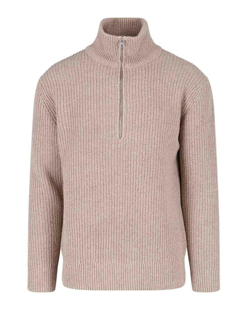 Closed Pink Wool Sweater for men