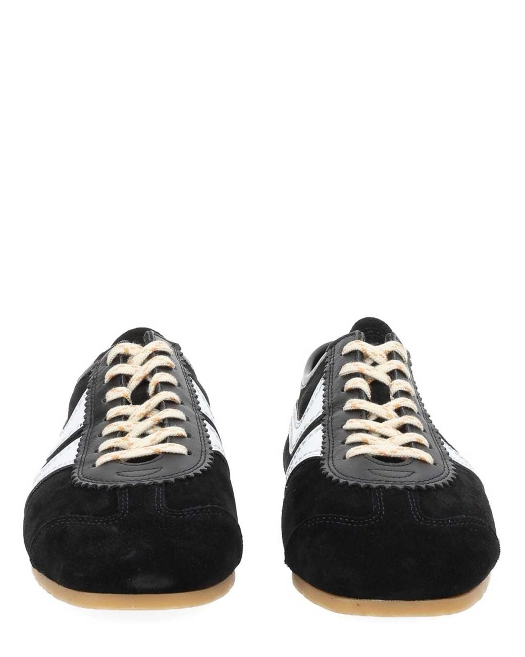 Dries Van Noten Black Suede Sneakers for men