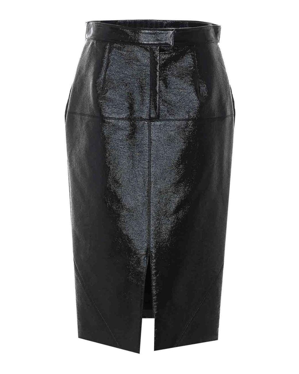 Lanvin Black Straight Skirt