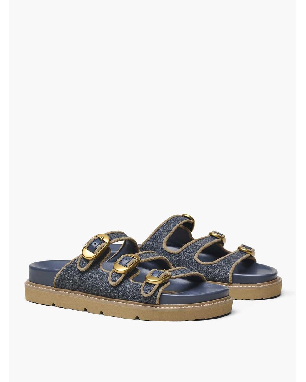 Marc Jacobs Blue The Lug Sole Slide