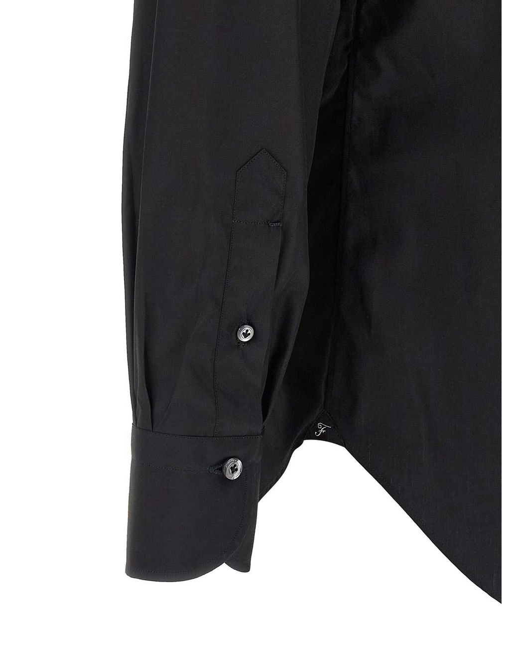 Finamore 1925 Black Napoli Shirt for men