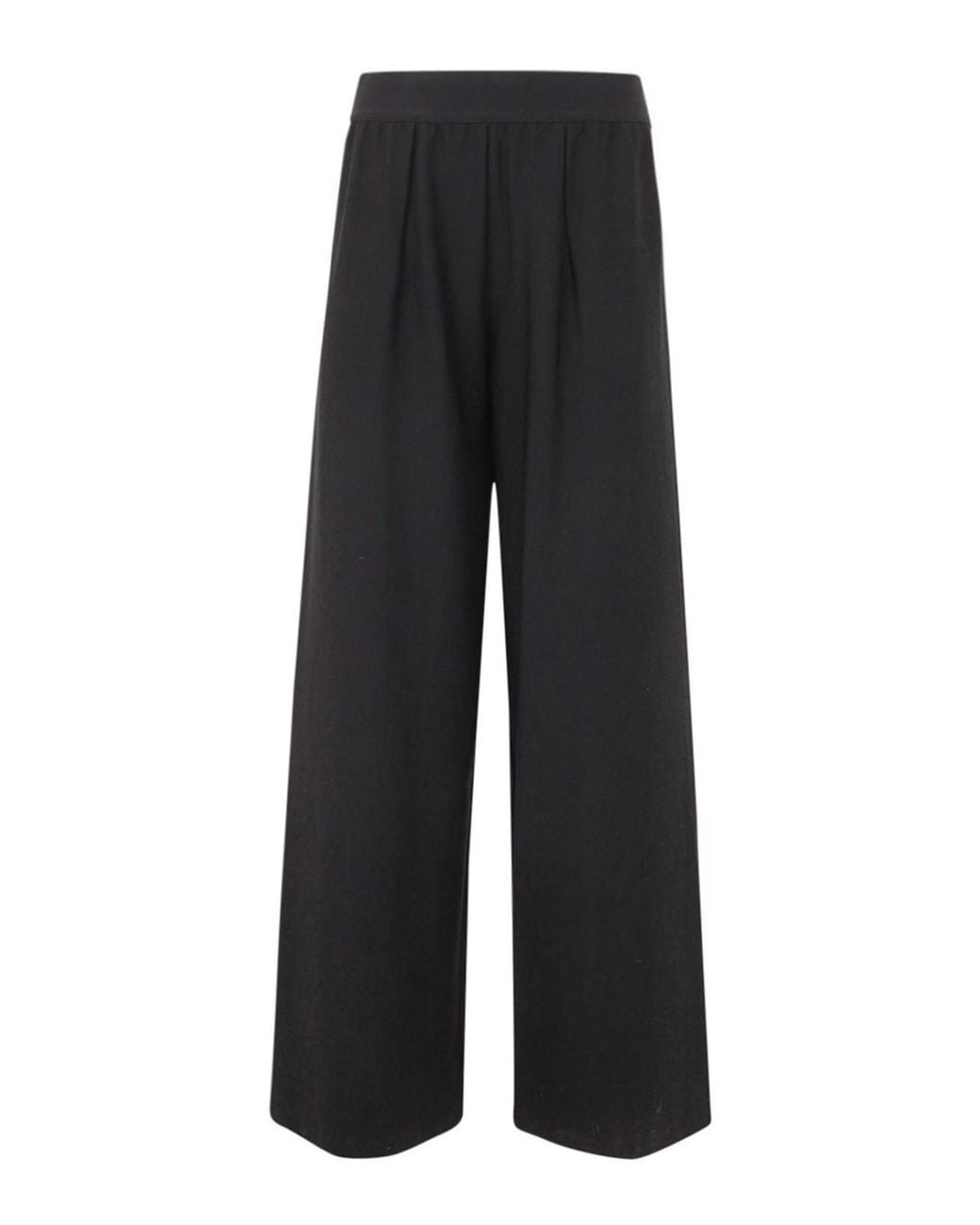 Maria Calderara Black Long Trousers