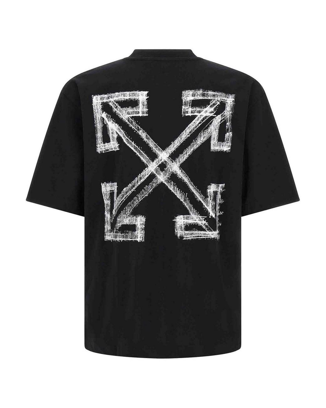 Off-White c/o Virgil Abloh Black 'Motion Arrow Skate' T-Shirt for men