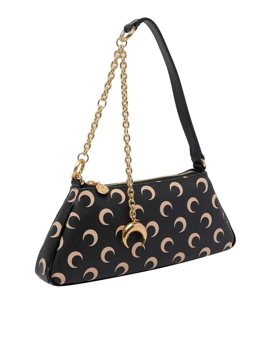 MARINE SERRE Black Moon Core Shoulder Bag