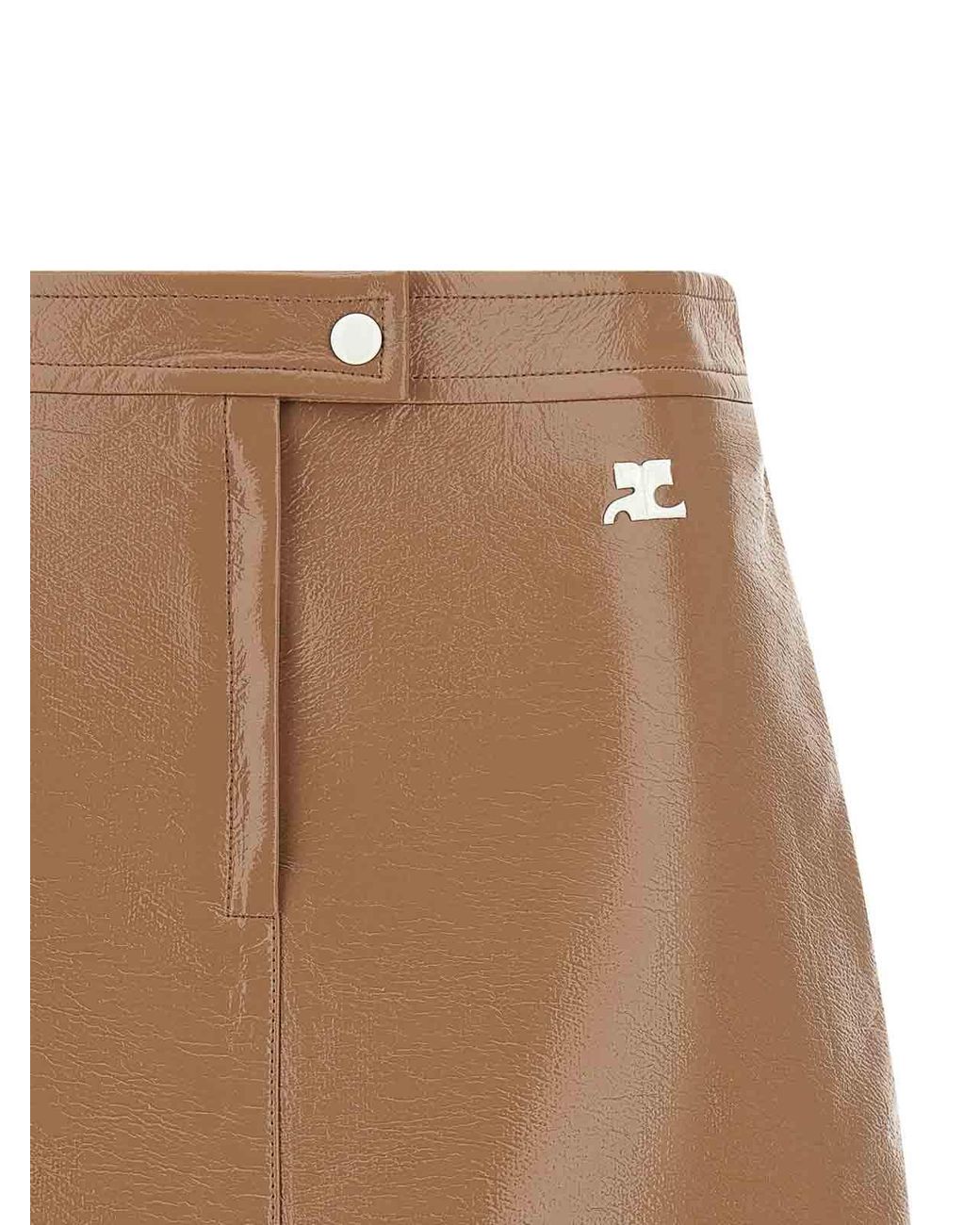 Courreges Brown Reedition' Skirt