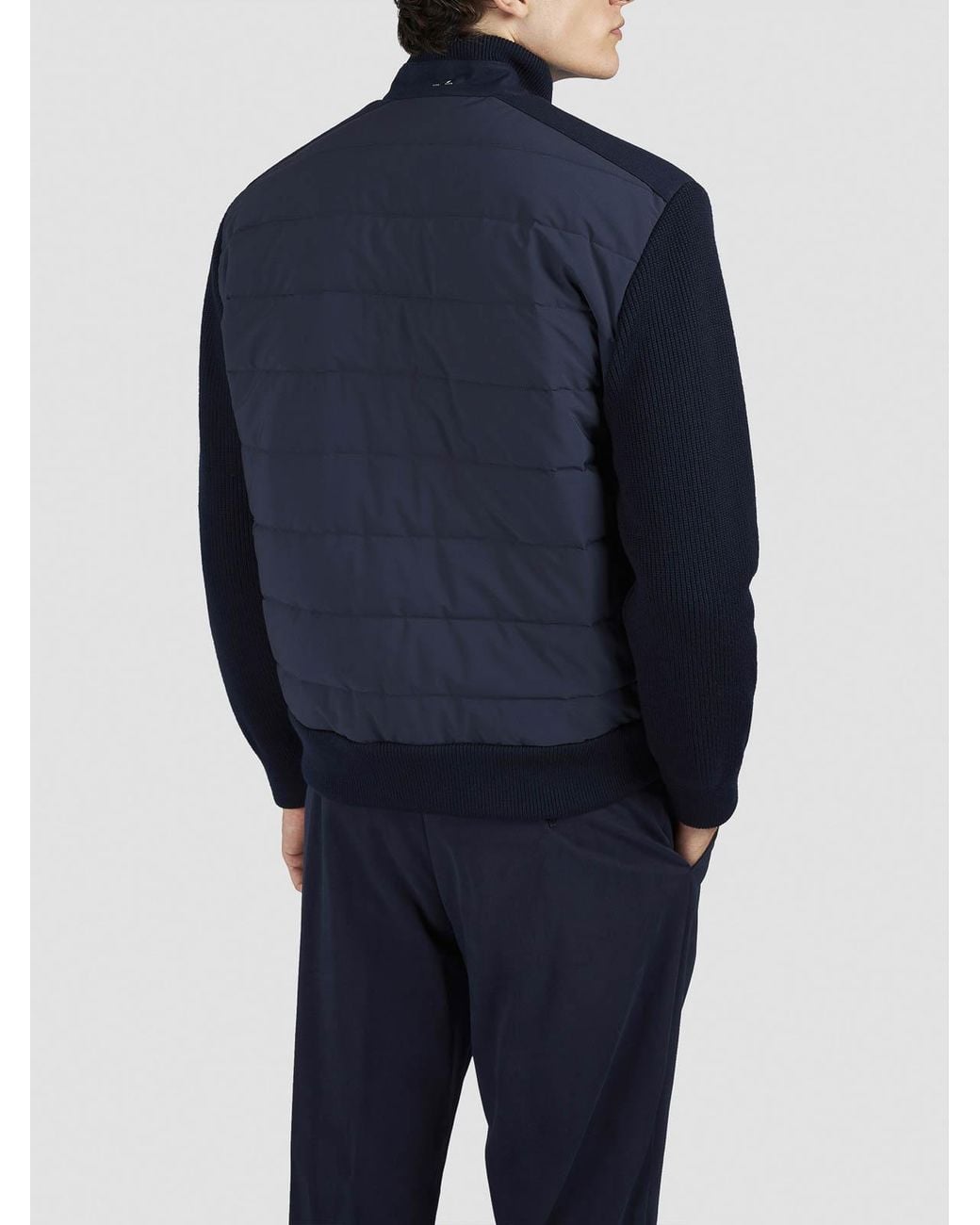 Paul & Shark Blue Maglia Full Zip for men