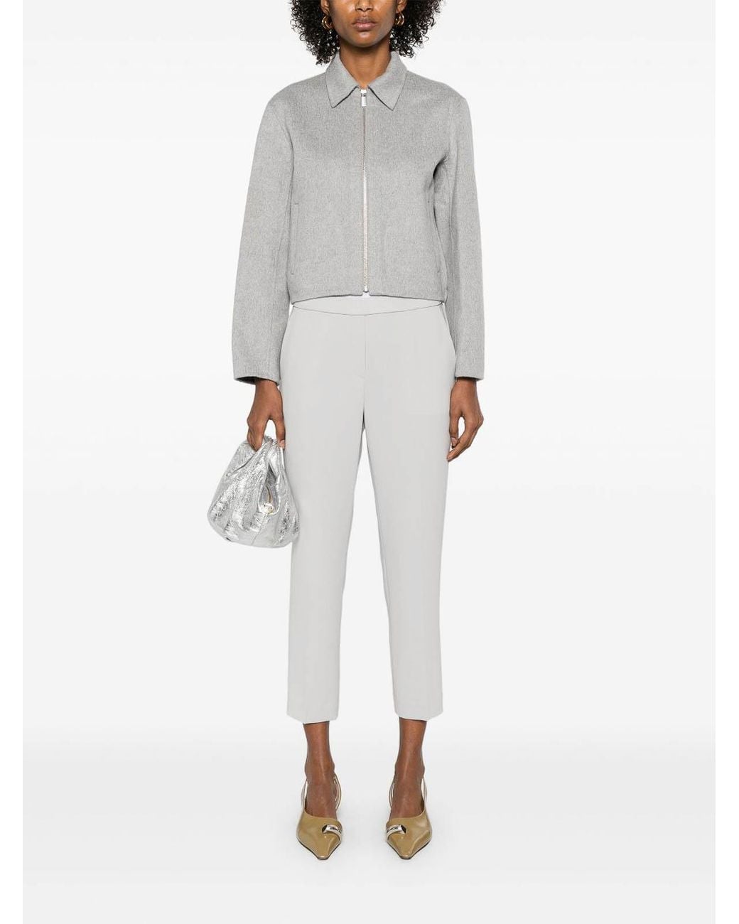 Theory White Slim Treeke