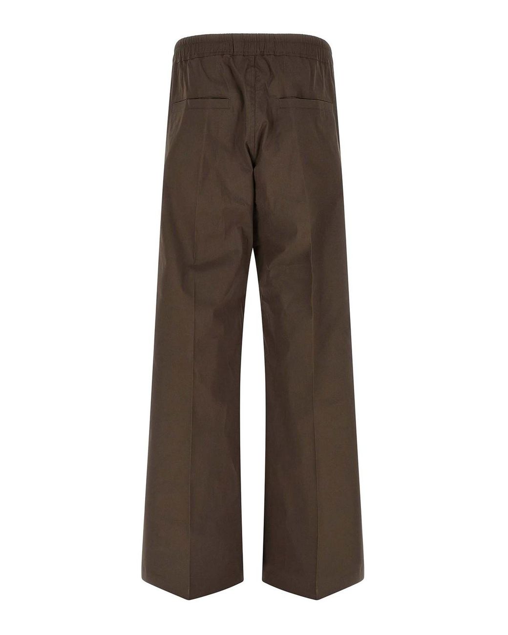 Rick Owens Brown Cotton Cargobelas Trousers for men