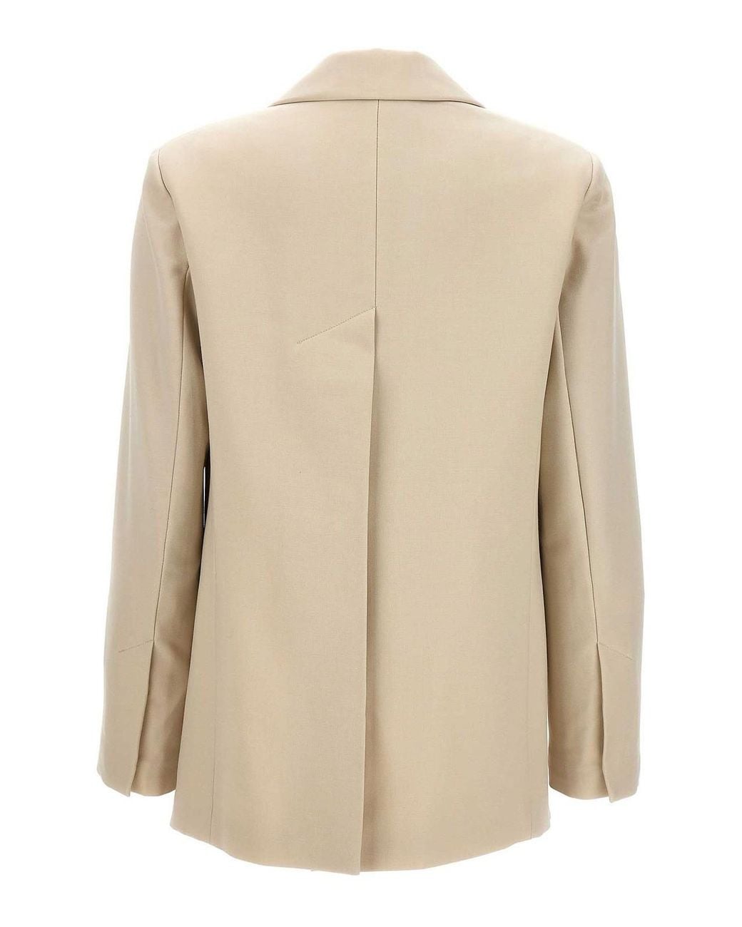Helmut Lang Natural Logo Band Blazer