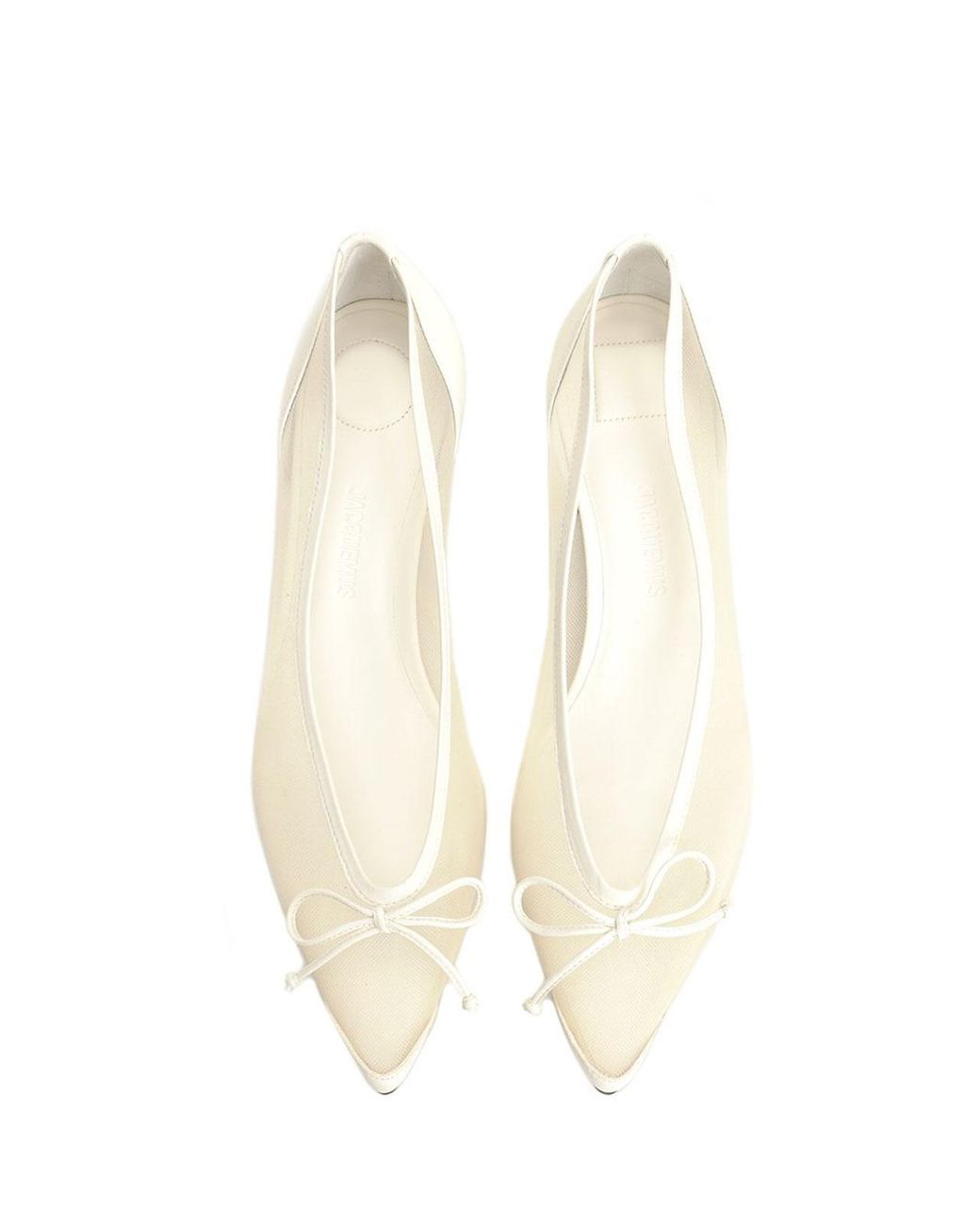 Jacquemus Natural Tourni Low-Heeled Pumps